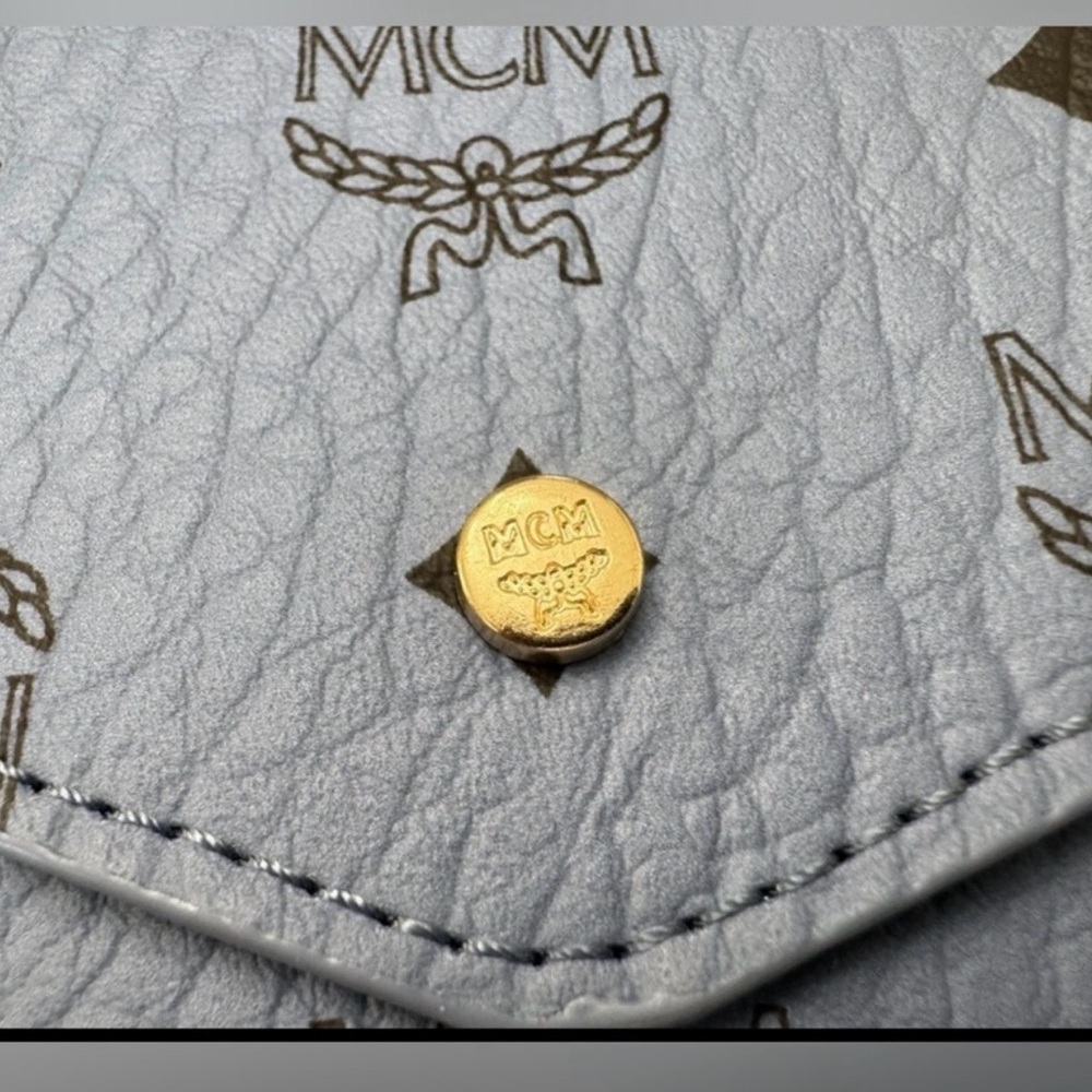 NEW MCM Visetos from "Parfumes Collection" Blue
Envelope Clutch - Picture 3 of 4